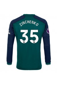 Arsenal Oleksandr Zinchenko #35 Jalkapallovaatteet Kolmaspaita 2023-24 Pitkähihainen